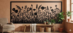 Wildflower Metal Wall Art