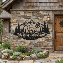 Fox Outdoor Metal Wall Art