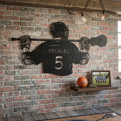 Custom Lacrosse Player Sign