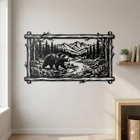 Bear Mountain Metal Wall Art