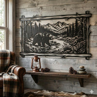 Bear Mountain Metal Wall Art
