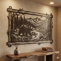 Bear Mountain Metal Wall Art