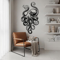 Octopus Metal Wall Art