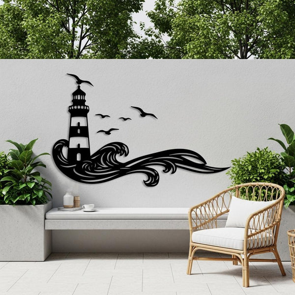 Lighthouse Metal Wall Art