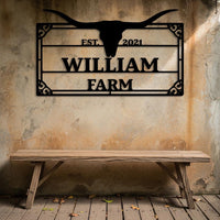Custom Farm Name Sign