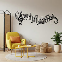 Musical Notes Metal Wall Art