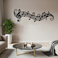 Musical Notes Metal Wall Art