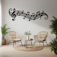 Musical Notes Metal Wall Art