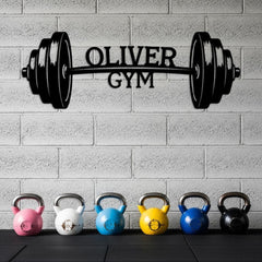 Custom Gym Metal Sign
