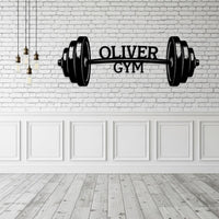 Custom Gym Metal Sign