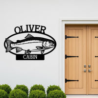 Fishing Cabin Sign