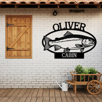 Fishing Cabin Sign