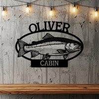 Fishing Cabin Sign