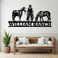 Western Ranch Name Sign