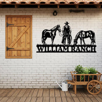 Western Ranch Name Sign