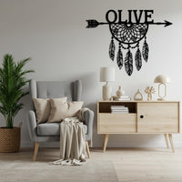 Custom Dreamcatcher Metal Sign