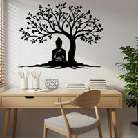 Zen Buddha Metal Wall Art