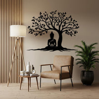 Zen Buddha Metal Wall Art