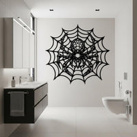 Spider Web Metal Wall Art