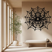 Spider Web Metal Wall Art