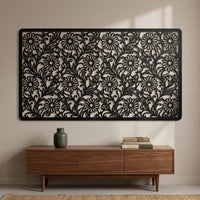 Floral Metal Wall Decor
