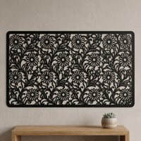 Floral Metal Wall Decor