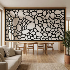 Pebble Metal Decorative Panel