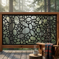 Pebble Metal Decorative Panel
