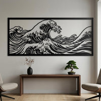 Wave Metal Wall Decor