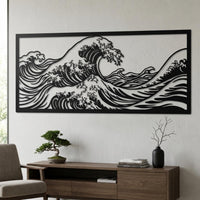 Wave Metal Wall Decor