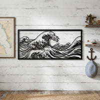 Wave Metal Wall Decor