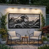 Wave Metal Wall Decor
