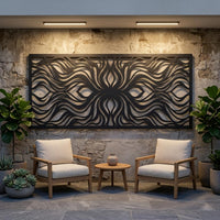 Wind Abstract Metal Wall Decor