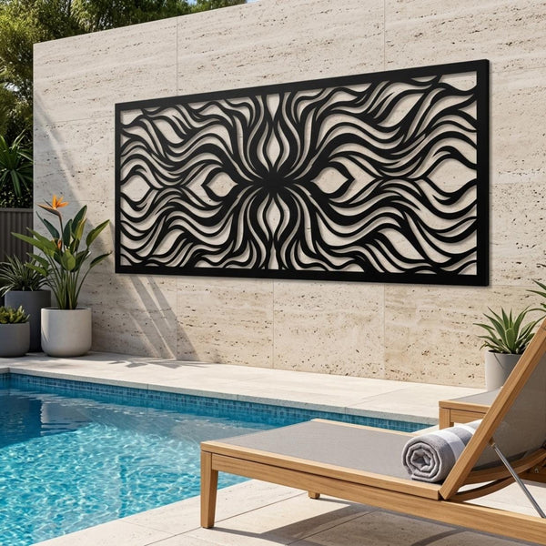 Wind Abstract Metal Wall Decor