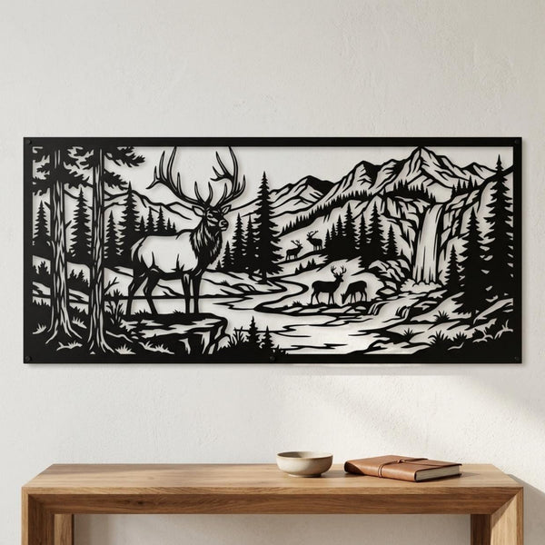 Elk Metal Wall Decor