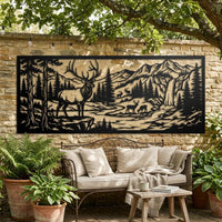 Elk Metal Wall Decor