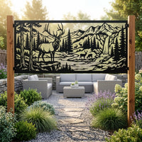 Elk Metal Privacy Screen