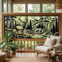 Elk Metal Privacy Screen
