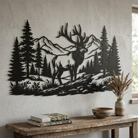 Elk Metal Wall Decor