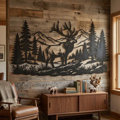 Elk Metal Wall Decor