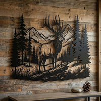 Elk Metal Wall Decor