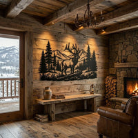 Elk Metal Wall Decor