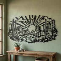 Desert Metal Wall Decor