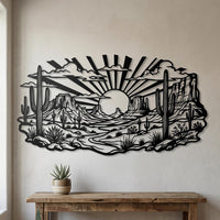 Desert Metal Wall Decor