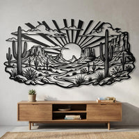 Desert Metal Wall Decor