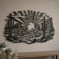 Desert Metal Wall Decor
