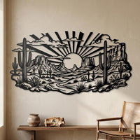 Desert Metal Wall Decor