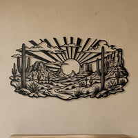Desert Metal Wall Decor
