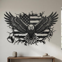 American Eagle Metal Wall Art