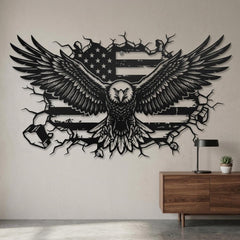 American Eagle Metal Wall Art